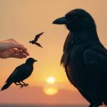 カラスが近くを飛ぶ時のスピリチュアルな意味とは?【幸運のメッセージを解読】